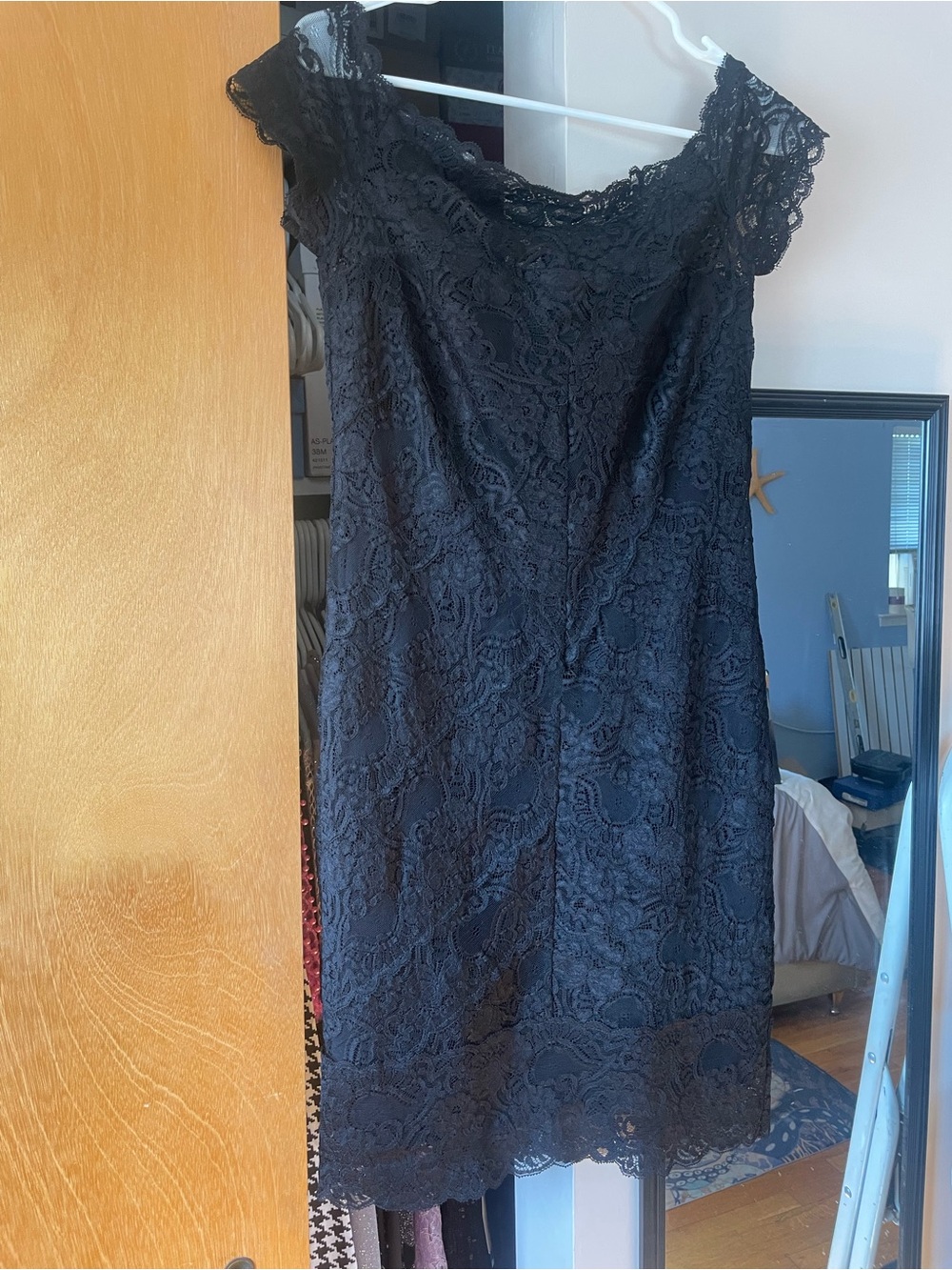 Nicole miller black lace dress